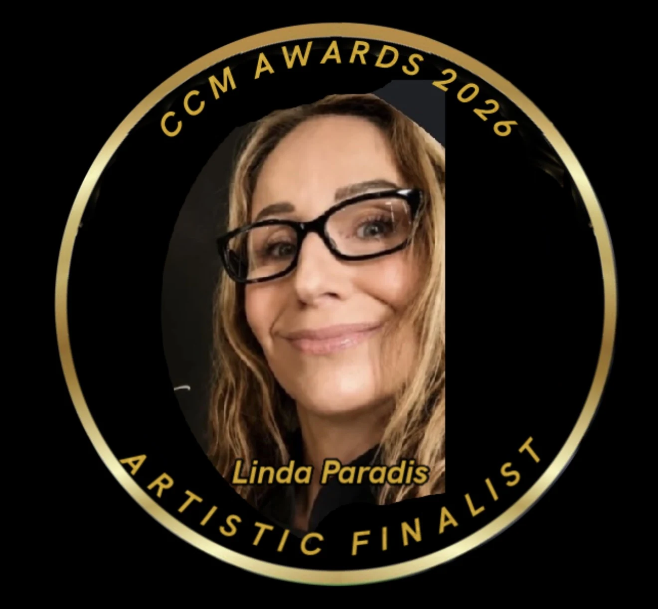 Cake Collaborator Magazine Awards 2026 Artistic Finalist Linda Paradis badge